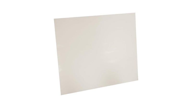 Sterling Seal & Supply (STCC) White Virgin Teflon 7530 Sheet, 1/64" Thick, 6" x 6" Square (QTY 1)